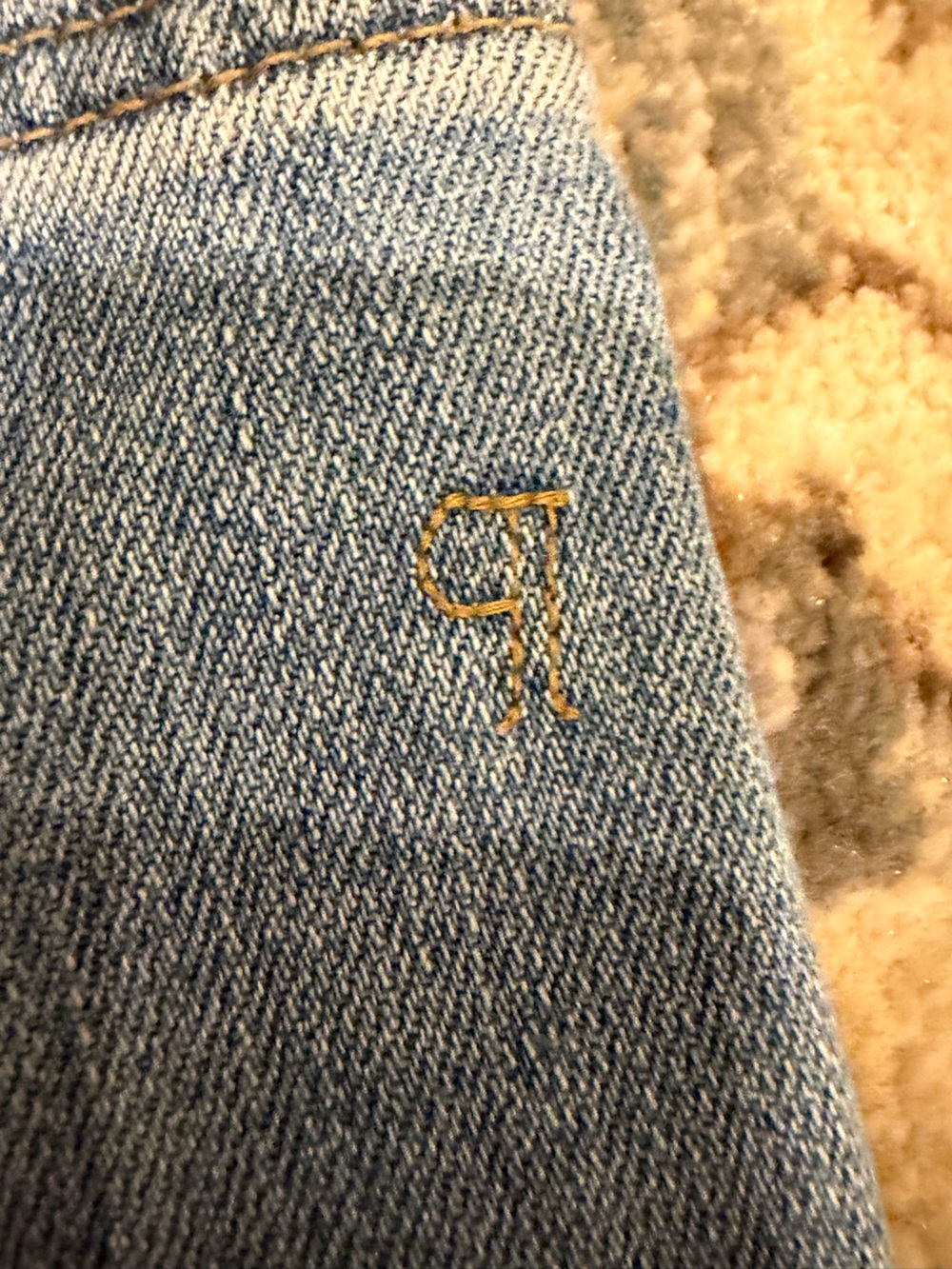 Pilcro Light Blue High-Rise Wide-Leg Jeans - Picture 6 of 8